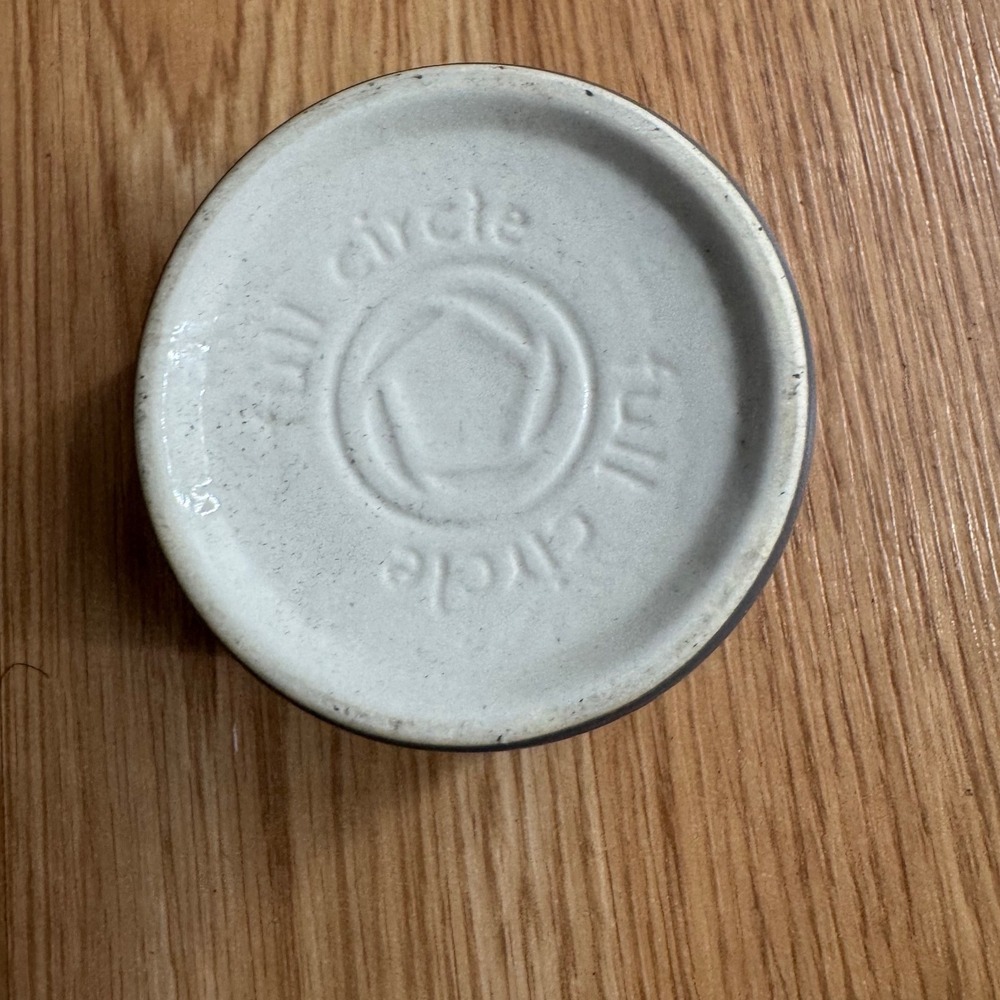 Full Circle Gray Ceramic Ramekin Small Bowl - Picture 3 of 3